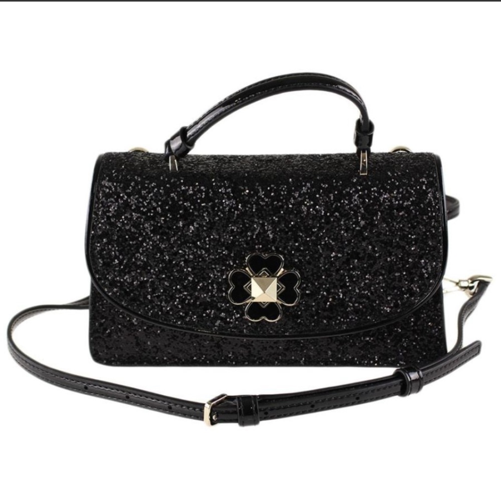 KATE SPADE mini top handle crossbody odette glitter